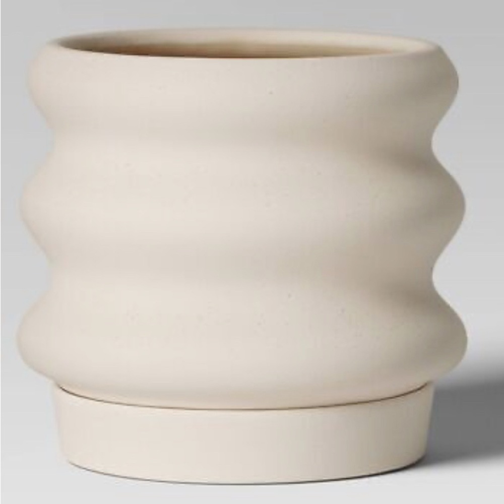 Large Ceramic Organic Modern Planter